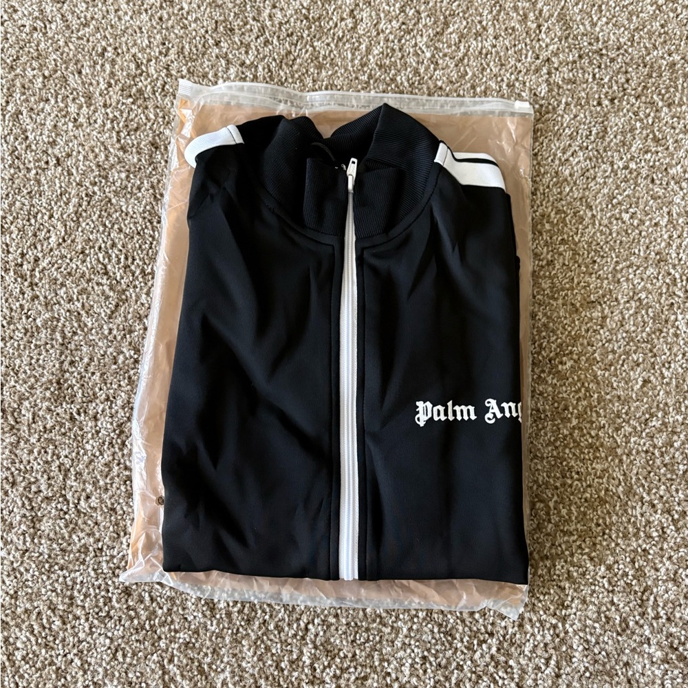 Palm Angels Black and White Jacket